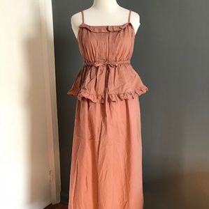 Uniqlo crossover brand Leur Logette maxi dress